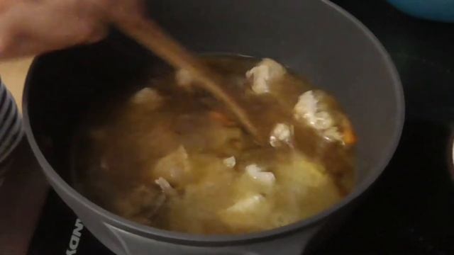Перловка с курицей