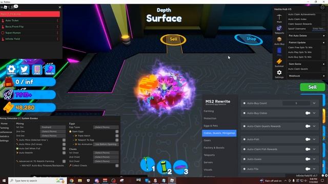 [?UPDATED] Mining Simulator 2 Script / Hack GUI | Best Auto Farm | Open Any Egg! | *PASTEBIN 2022* смотреть онлайн