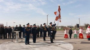 Торжественная церемония по случаю присвоения «Гвардейский» прошла в 960 штурмовом авиационному полку