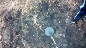 поиск металлоискателем находки черного металла часть 1