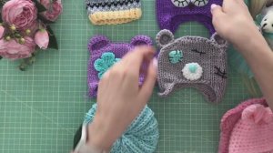 Обзор вязаных шапочек для кукол| Handmade Knitted Hat