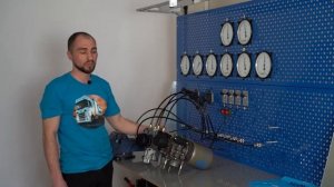 Модуль подготовки воздуха для ГАЗОН НЕКСТ проверяем на стенде WABCO и HOTTECKE