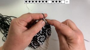 Фантазийный узор. Мозаичное вязание спицами.