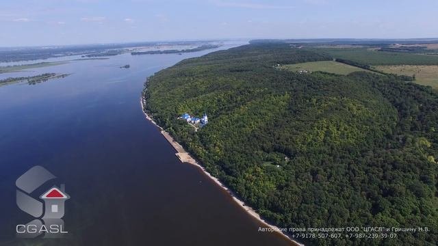 Аэросъемка Вознесенского Макарьевского мужского монастыря