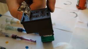 Как самому заправить картридж для принтера HP