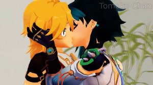 MMD Xiao x Aether Genshin Impact Animation (Banana Fish)