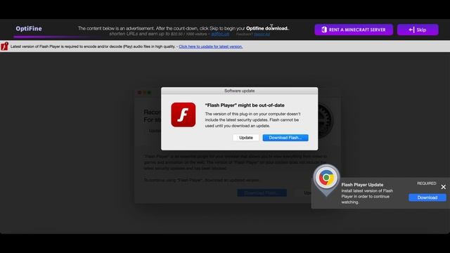 Adobe Flash Scam смотреть онлайн