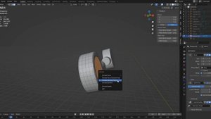 Как экструдировать фейсы во внутрь одновременно в Blender
