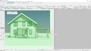Оформление 3d документа Archicad белая модель White Model render