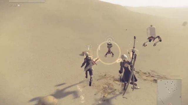NieR: Automata Hard Mode Part 25 Running in Circles