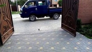 Автоматизация распашных ворот Nice hy7005 (umdom123.ru)