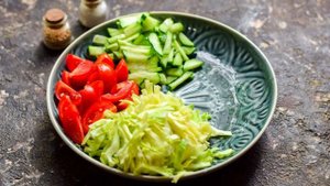 Салат Роща с фасолью