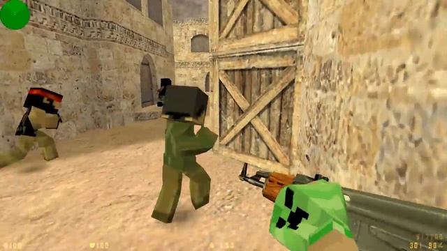 CS 1.6: Minecraft - СТРАННЫЕ СБОРКИ COUNTER-STRIKE - ВЫПУСК #1 смотреть онлайн