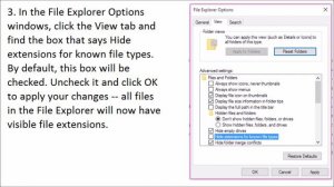 How to Always show file extensions in File Explorer - Windows 10 Quick guide