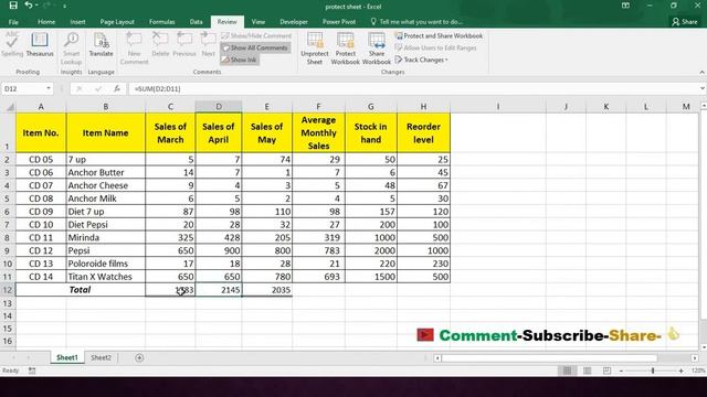 Excel Protect Sheet Sinhala