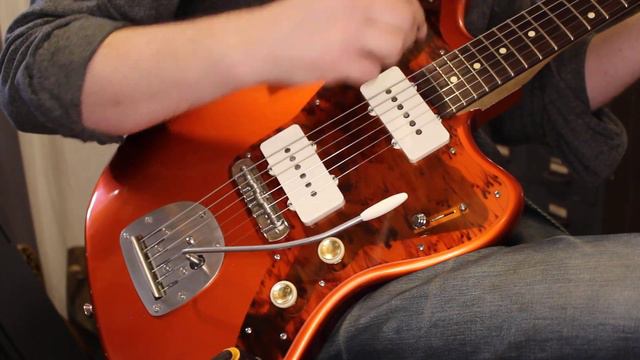 Waterslide Guitars Offset w/Lollar Black Bobbin Pickups, Descendant Vibrato&Bridge,DeLisle TetraTon смотреть онлайн