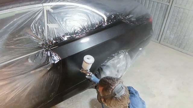 BMW, Pintura da lateral traseira e parachoque com pequenos arranjos смотреть онлайн