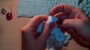 Узор из скрещенных петель для пряжи Puffy Alize. Вяжем руками.