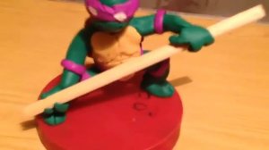 ЧЕРЕПАШКА НИНДЗЯ ИЗ ПЛАСТИЛИНА