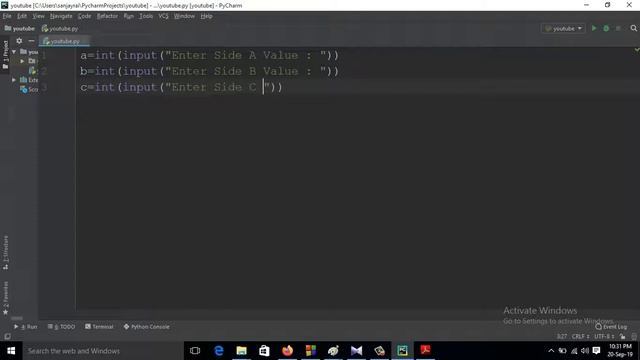 40 : Write a Python program to find whether a triangle can be formed or not.(Hindi)