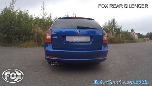 FOX Sportauspuff Skoda Oktavia RS 1Z by Dein-Sportauspuff.de смотреть онлайн