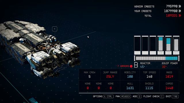 Krow Lets Plays: Starfield Shipbuilding Aegis Class 