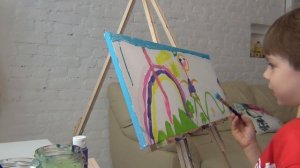 Как увлечь ребенка рисованием... :)