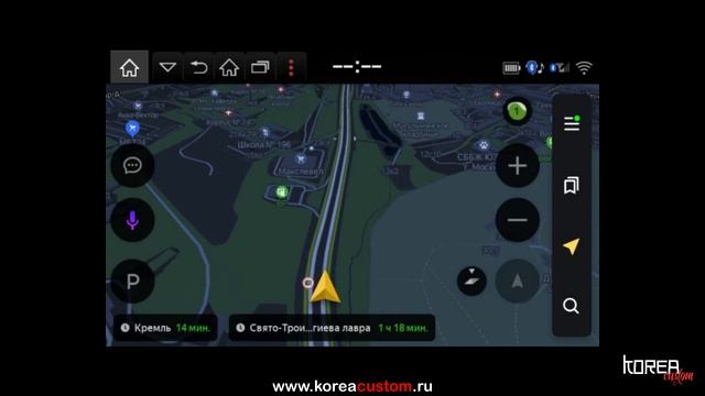 ЯндексНавигатор со звуком в штатном радио на магнитолах LG LAN6xxxx KIA/HYUNDAI