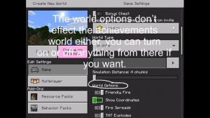 What is an achievement world and how to get it - Minecraft bedrock