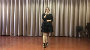 Вокальный номер студентки ТПСК