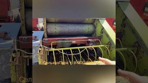 Ремонт вязального механизма на пресс-подборщике Claas Rollant 44