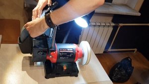 Knife sharpening machine "Sharp One Knife SBM-51". Water cooling wheel.