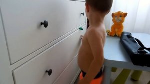 VLOG: Клим не хочет подстригаться / Мы в гостях / Клим кушает мясо!