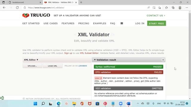 wt # 50 | create xml file | create xsl | Do validation on xml using dtd