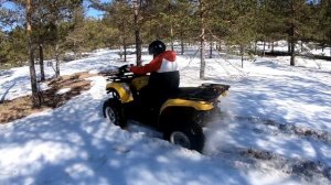 Обзор на cf moto 500a утопили дельту!