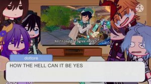 The archons and the fatui react to eachother || Genshin impact react