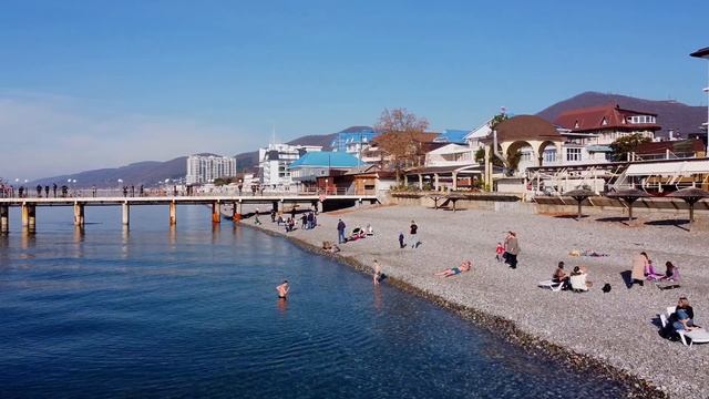 Лето в январе 2021!  ?ЛАЗАРЕВСКОЕ СЕГОДНЯ ?СОЧИ. смотреть онлайн