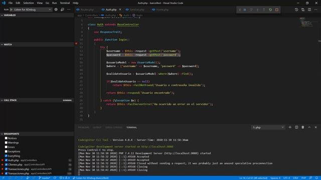 Curso CodeIgniter 4 Restful API - Video 10 - Implementando JWT en nuestra Restful API