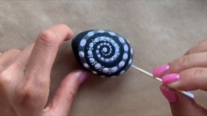 Спиральный рисунок на камнях | Очень просто и красиво | Сможет каждый.