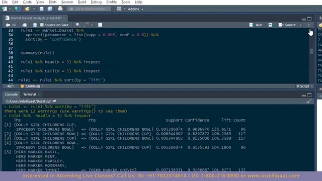 Data Science Project | Market Basket Analysis | Intellipaat