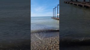 Архипо-Осиповка март 2024 года 🌥️ Чёрное море 🌊 Видео: @elegiya_hotel