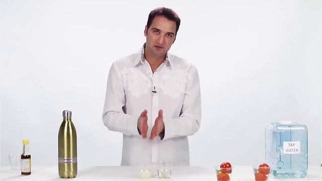 Очистка овощей от пестицидов - ионизированной турбо-щелочной водой.