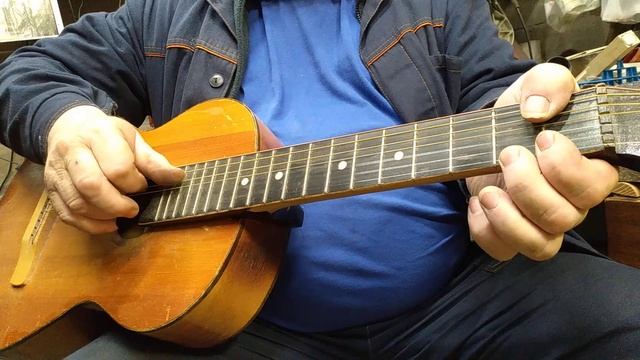 семиструнная гитара. Мелодия русских частушек