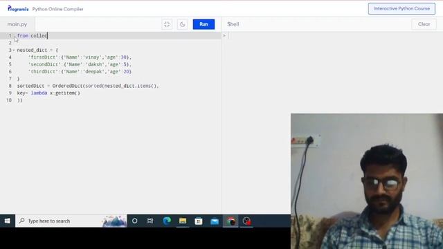 How to sort nested dictionary with key | OrderedDict and getitem in python#python #dictionary