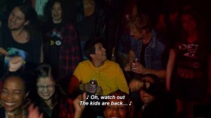 Miguel and Johnny at a Twisted Sister Concert - Cobra Kai Season 3