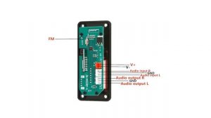 Беспроводной автомобильный USB mp3-плеер, декодирующая плата с поддержкой Bluetooth 5,0, слот