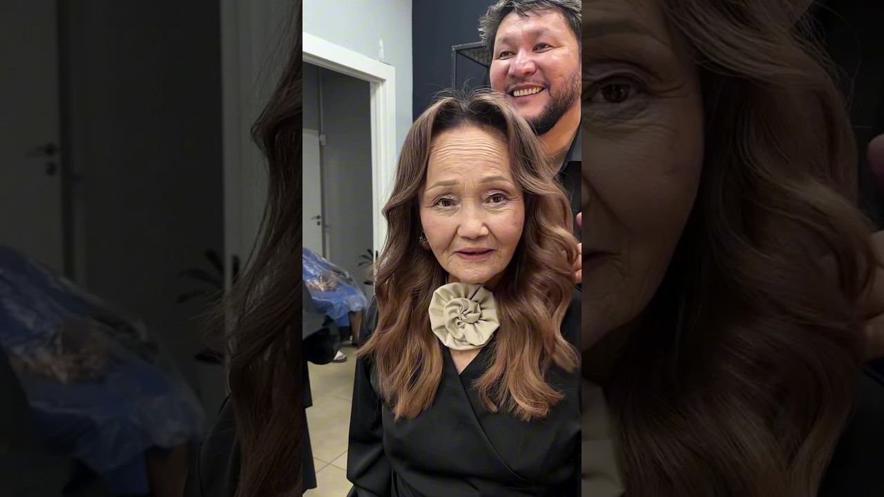 Стрижка Каскад для женщин за 75 лет /Cascade haircut for women over 75 years old