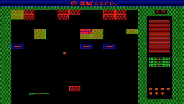 ❤Арканоид для БК0010 "Breaking Ball"❤Russian micro computer. Игра от SW Corp. смотреть онлайн