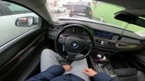 BMW 730D F01 2009 Driving City POV