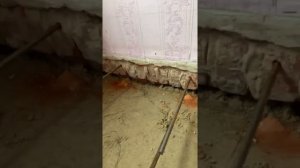Просел фундамент,треснули стены.Устраняем проблему!